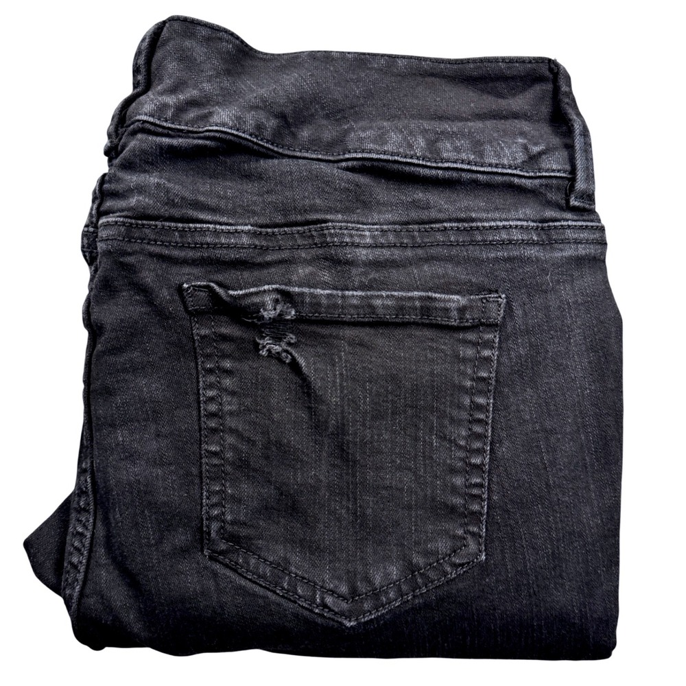 Torrid Black Distressed Ripped Jeggings High Rise Plus Size 16 Short - Picture 13 of 15